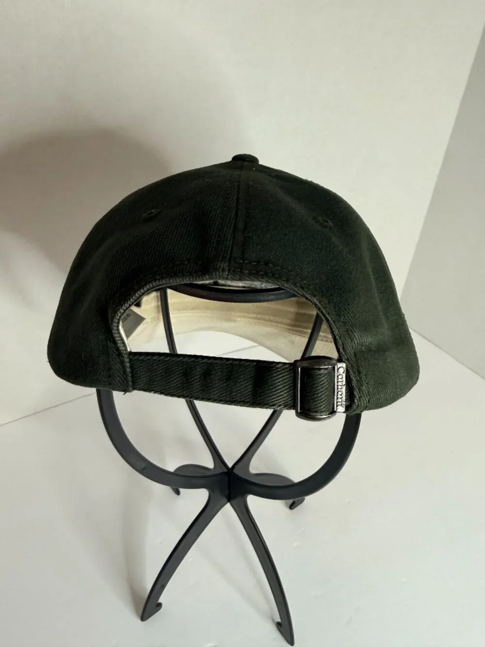 Carhartt Green Established 1889 100% Cotton Strap Back Hat Cap Embroidery